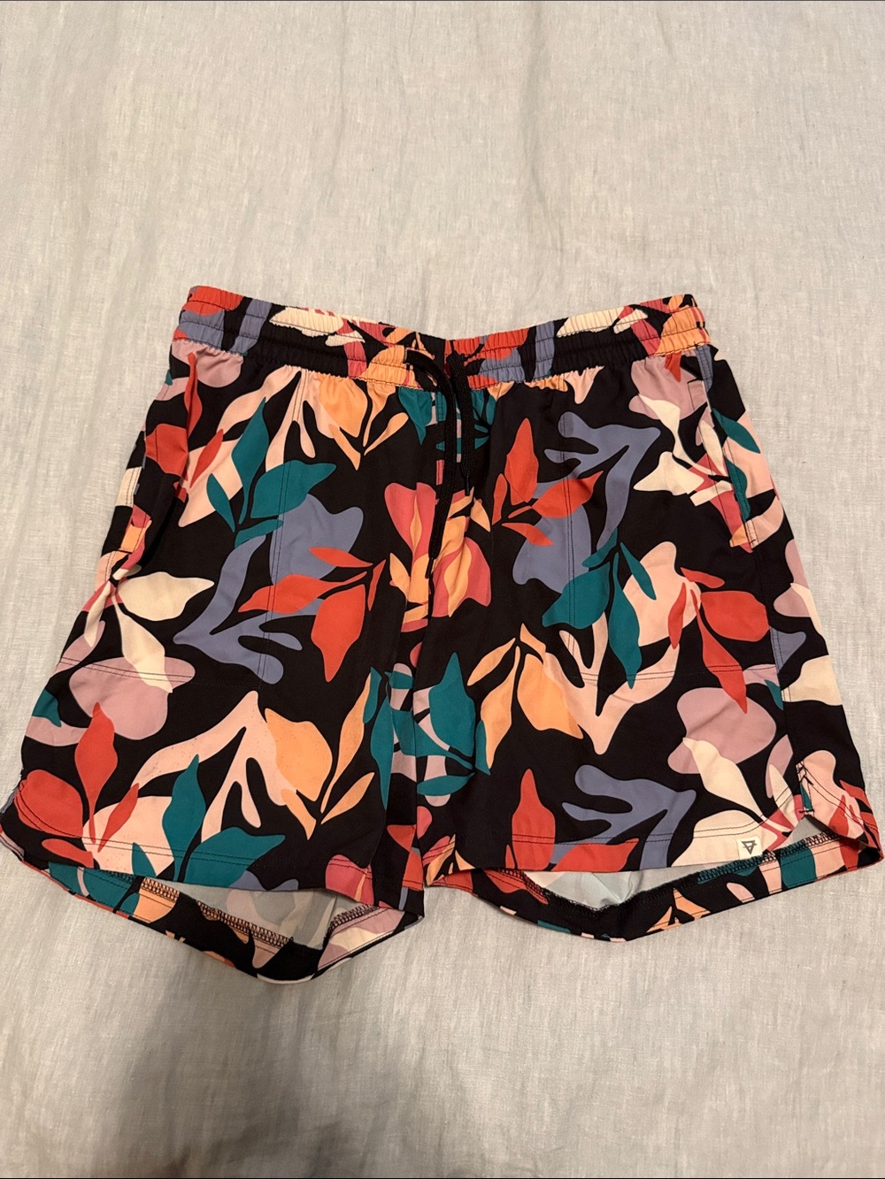 Liv Outdoor Women's Black Floral Active Shorts